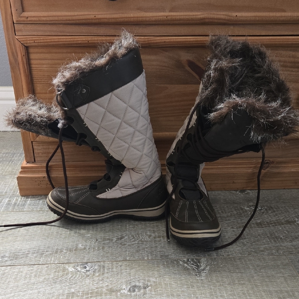 Women's Alpine Winter Boots with Fur Trim